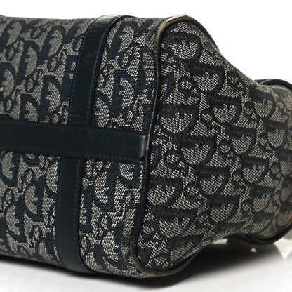 Christian Dior Denim Monogram Boston Navy 10 of 11