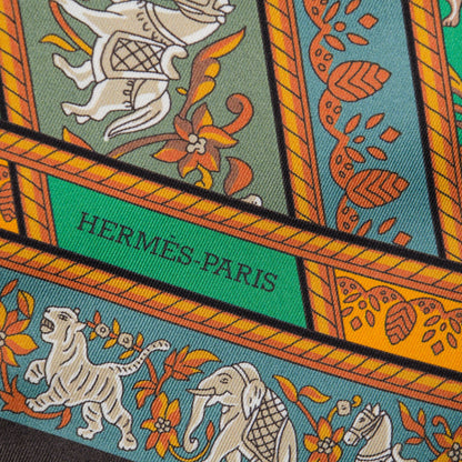 Hermes Silk Chasse En Inde Maxi Twilly 4 of 7