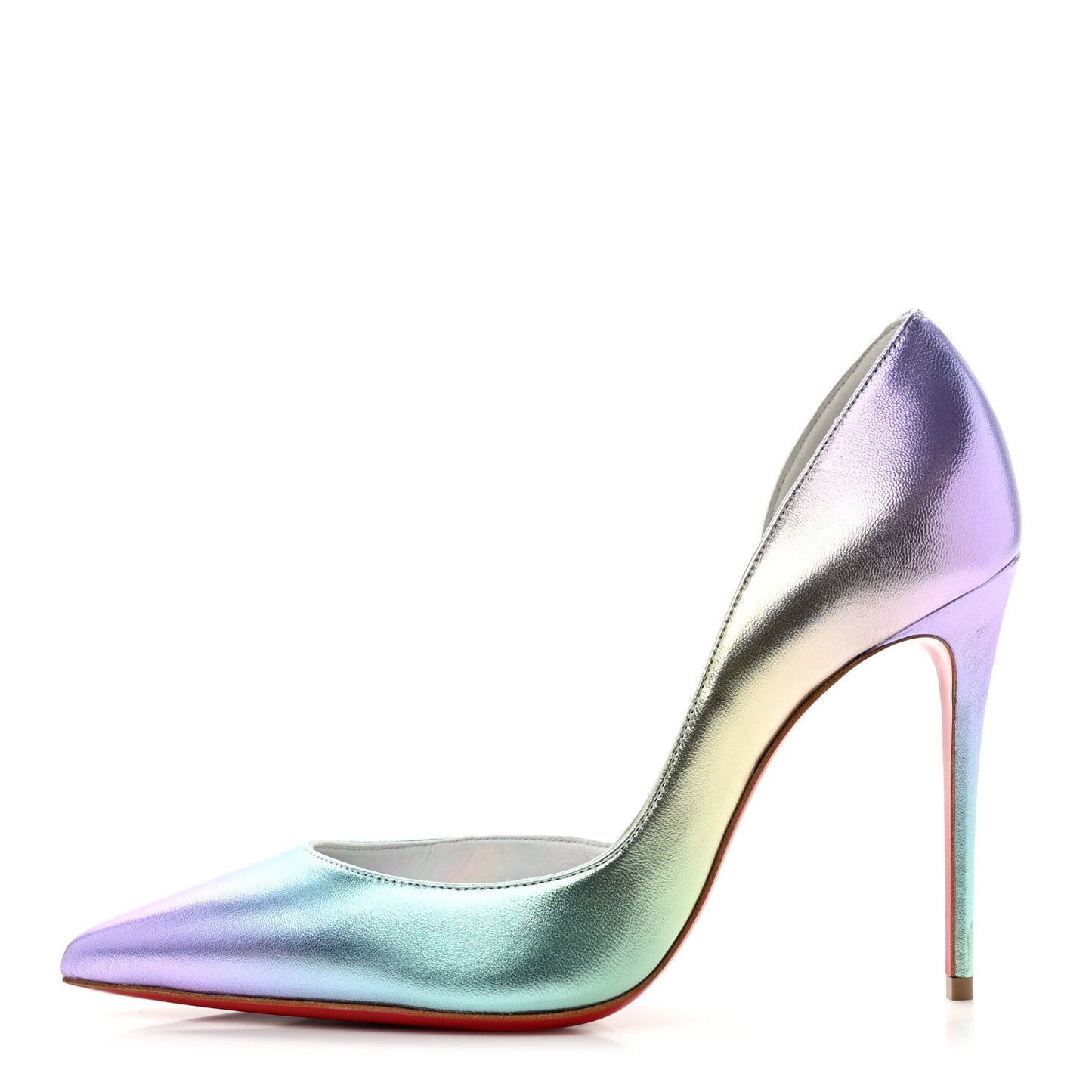 Iridescent Nappa Lam Licorne Iriza 100 Pumps 37.5 Multicolor