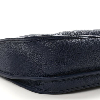 Hermes Taurillon Clemence Evelyne III GM Bleu Nuit 6 of 10