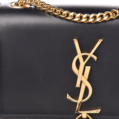 Saint Laurent Calfskin Small Classic Monogram Kate Tassel Satchel Black 10 of 10