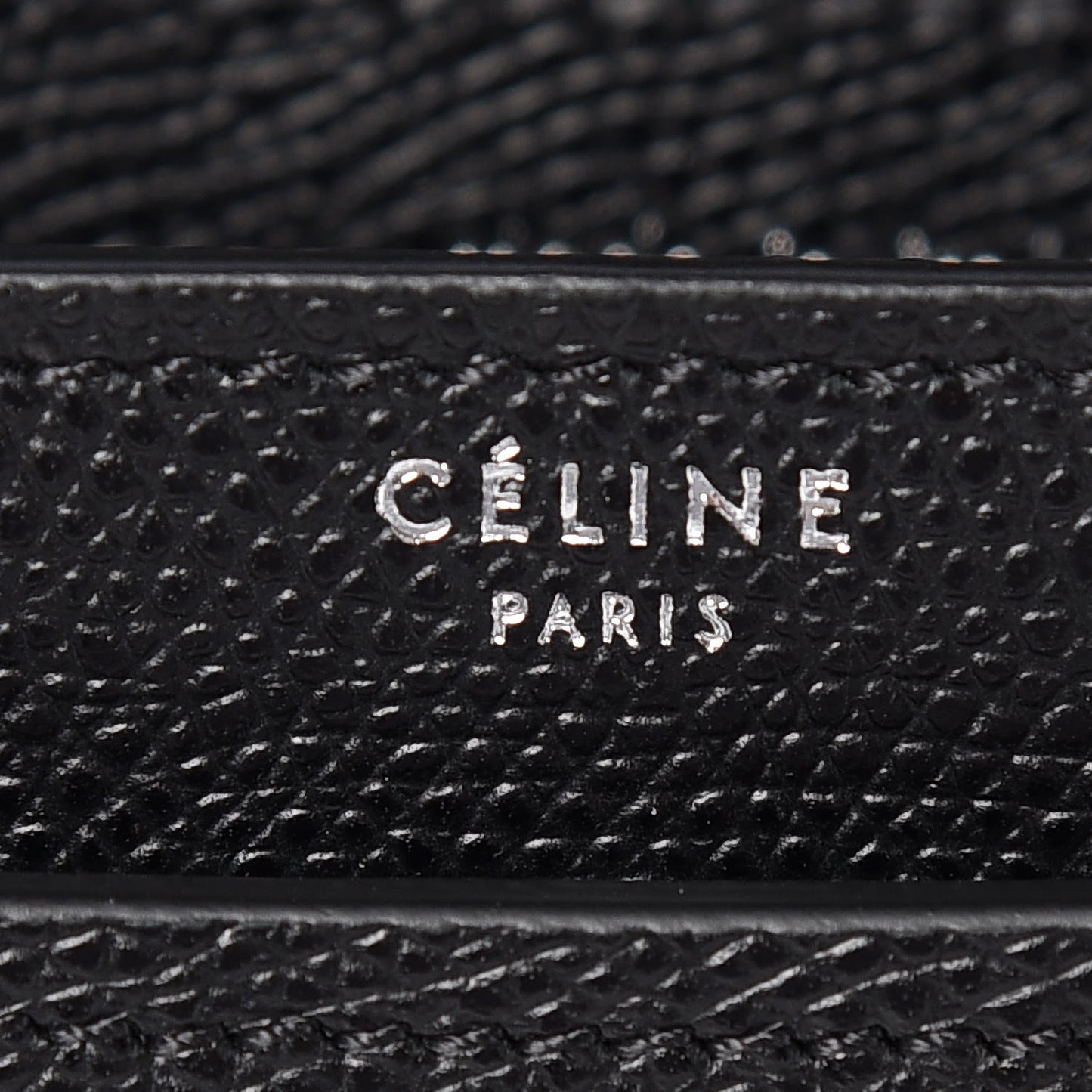 Baby Grained Calfskin Medium Case Flap Black