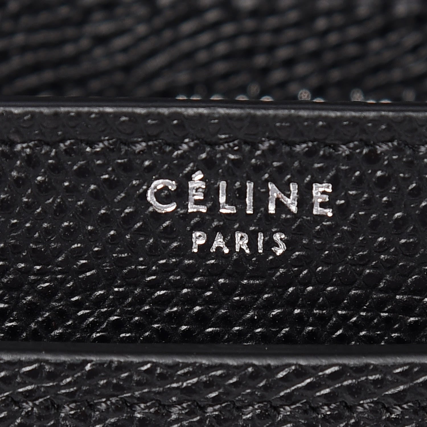 Celine Baby Grained Calfskin Medium Case Flap Black 8 of 10