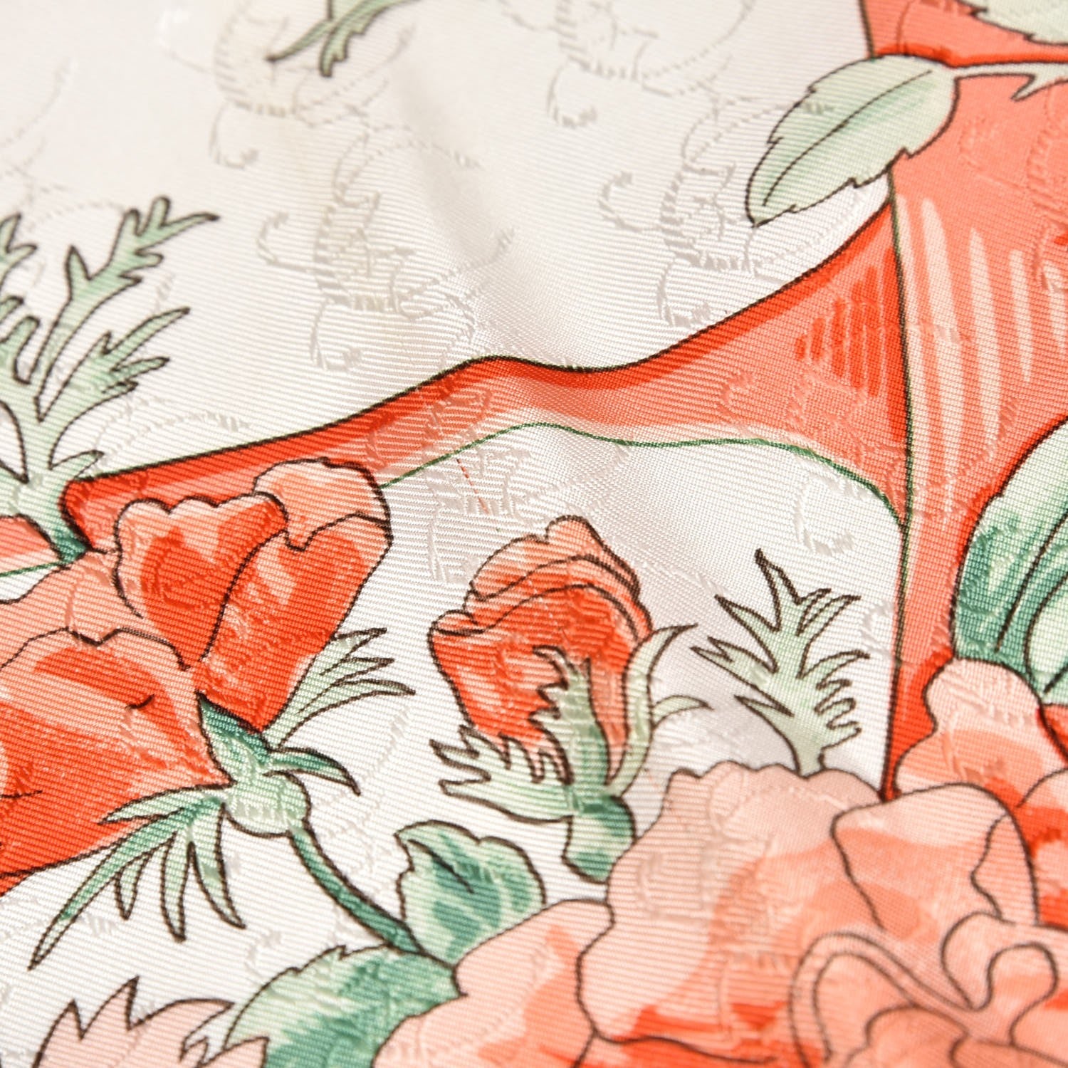 Hermes Jacquard Silk Romantique Scarf 90 7 of 12