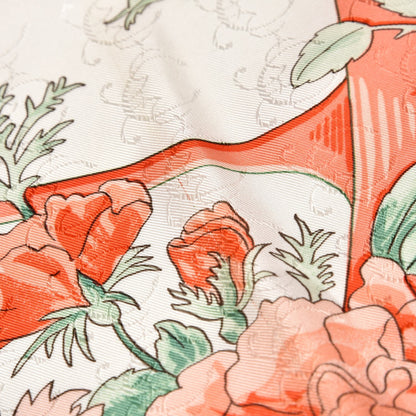 Hermes Jacquard Silk Romantique Scarf 90 7 of 12