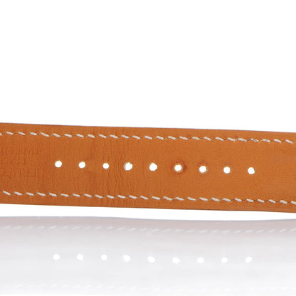 Hermes Barenia 38mm Apple Watch Double Tour Band Fauve 6 of 9