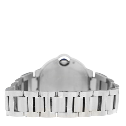 Cartier Stainless Steel Diamond 33mm Ballon Bleu De Cartier Automatic Watch 3 of 5