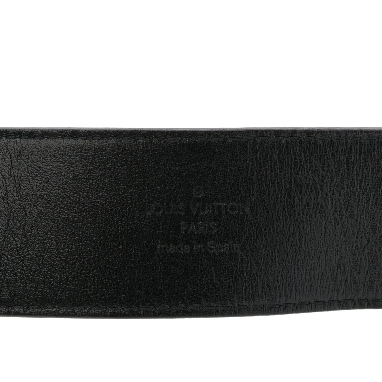 PVC Monogram 40mm LV Initiales Reversible Belt 85 34 Iridescent Prism