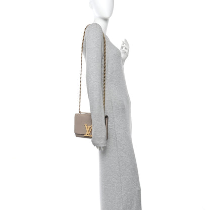 Louis Vuitton Calfskin Chain Louise MM Gris 2 of 9
