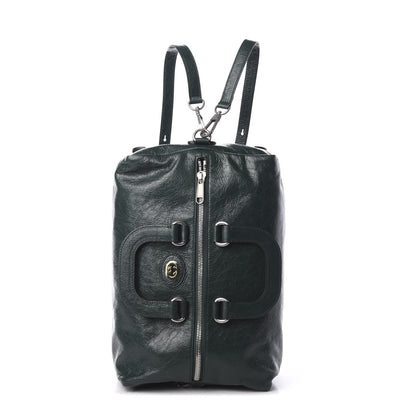 Gucci Fluffy Calfskin Morpheus Convertible Backpack Green 1 of 10