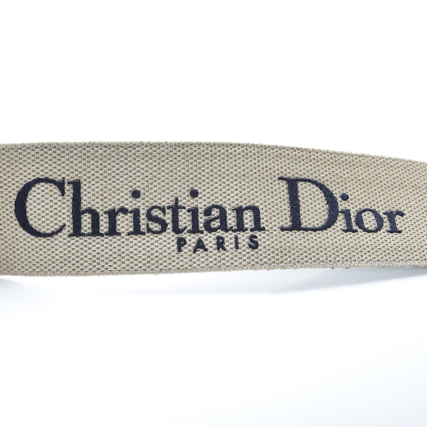 Christian Dior Canvas Embroidered Shoulder Strap Blue 5 of 8