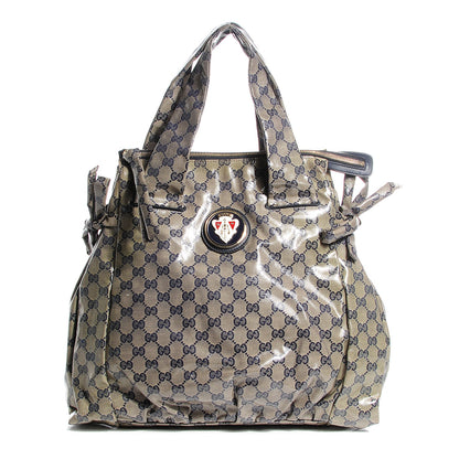Gucci Crystal Monogram Hysteria Tote Navy Blue 1 of 7
