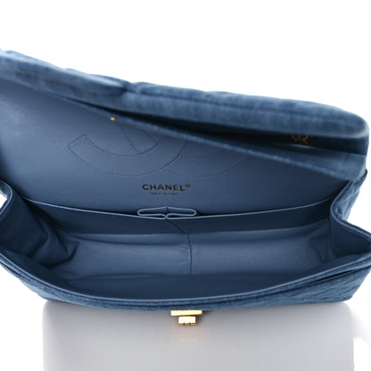 Chanel Denim Quilted 2.55 Reissue 227 Flap Blue 5 of 12