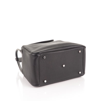 Hermes Taurillon Clemence Lindy 30 Black 4 of 16