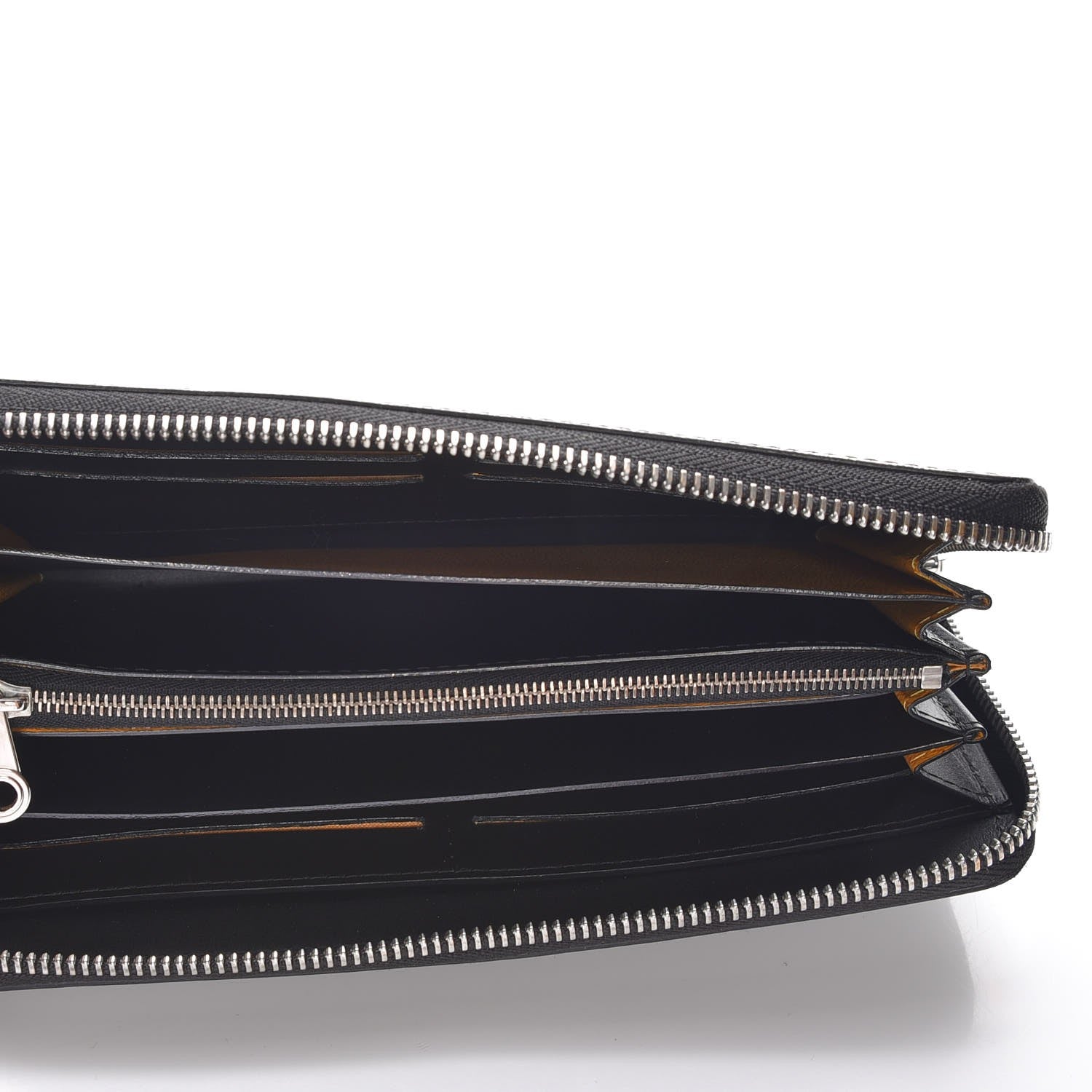 Goyard Goyardine Matignon Zip Around GM Wallet Black 5 of 7