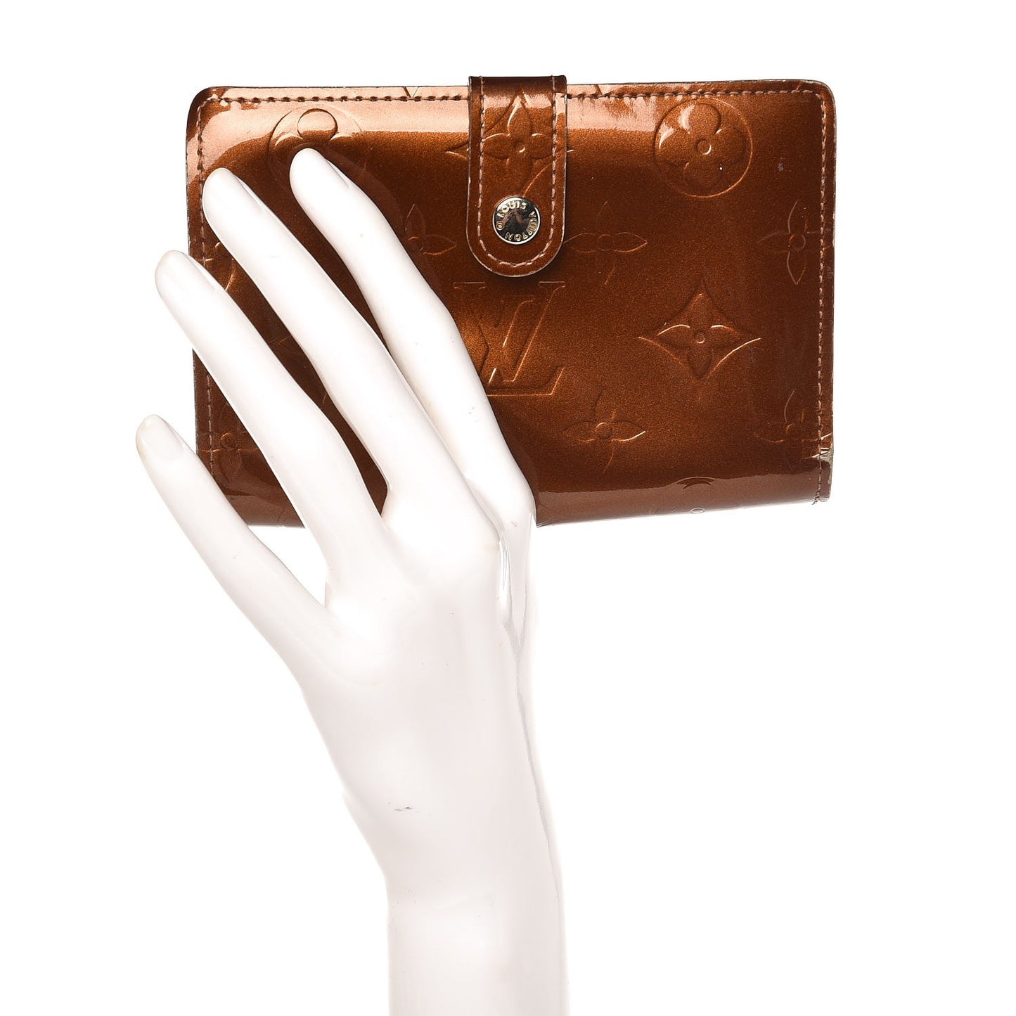 Vernis French Purse Wallet Bronze