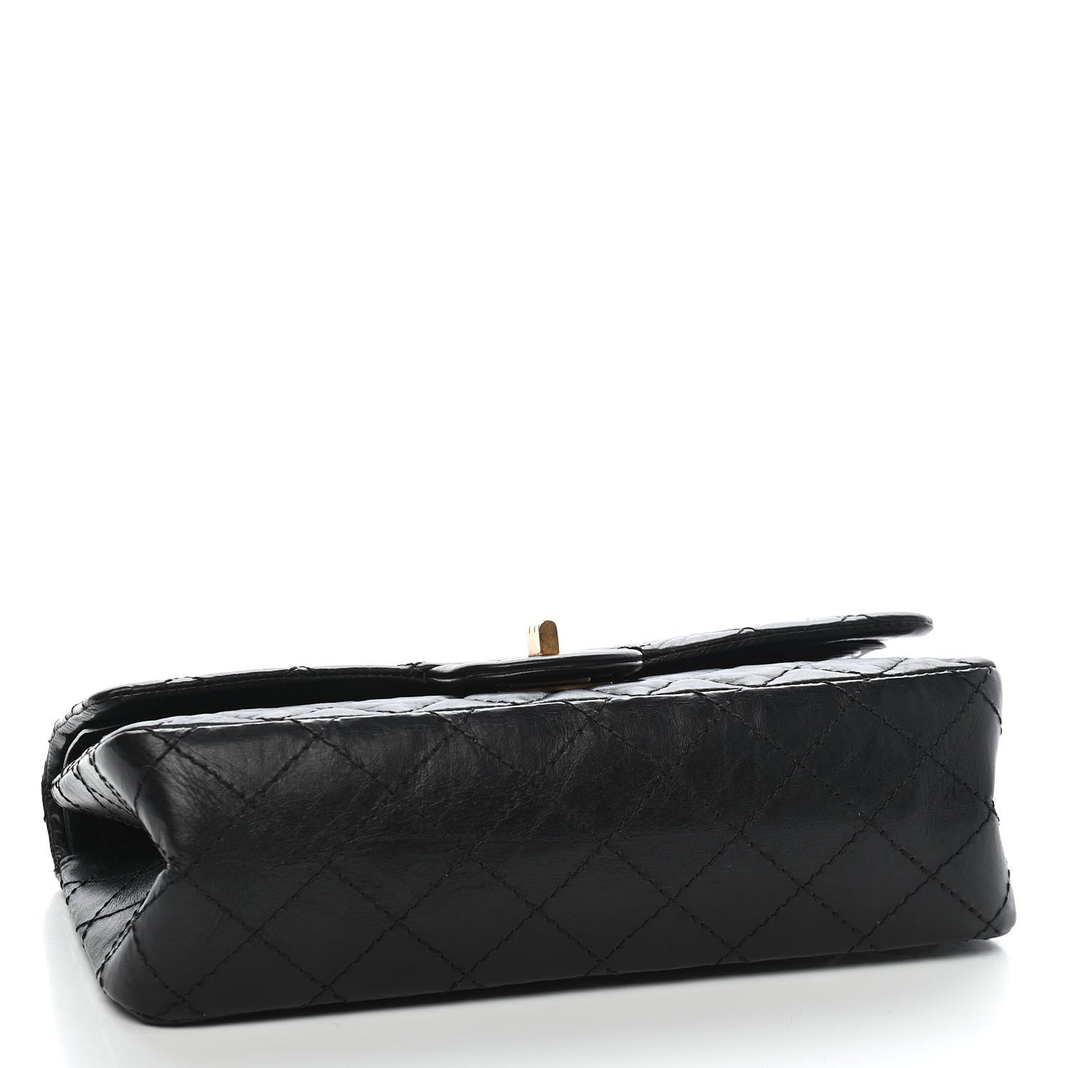 Chanel Aged Calfskin Quilted 2.55 Reissue 225 Flap Black 3 of 8