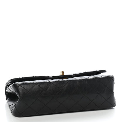 Chanel Aged Calfskin Quilted 2.55 Reissue 225 Flap Black 3 of 8