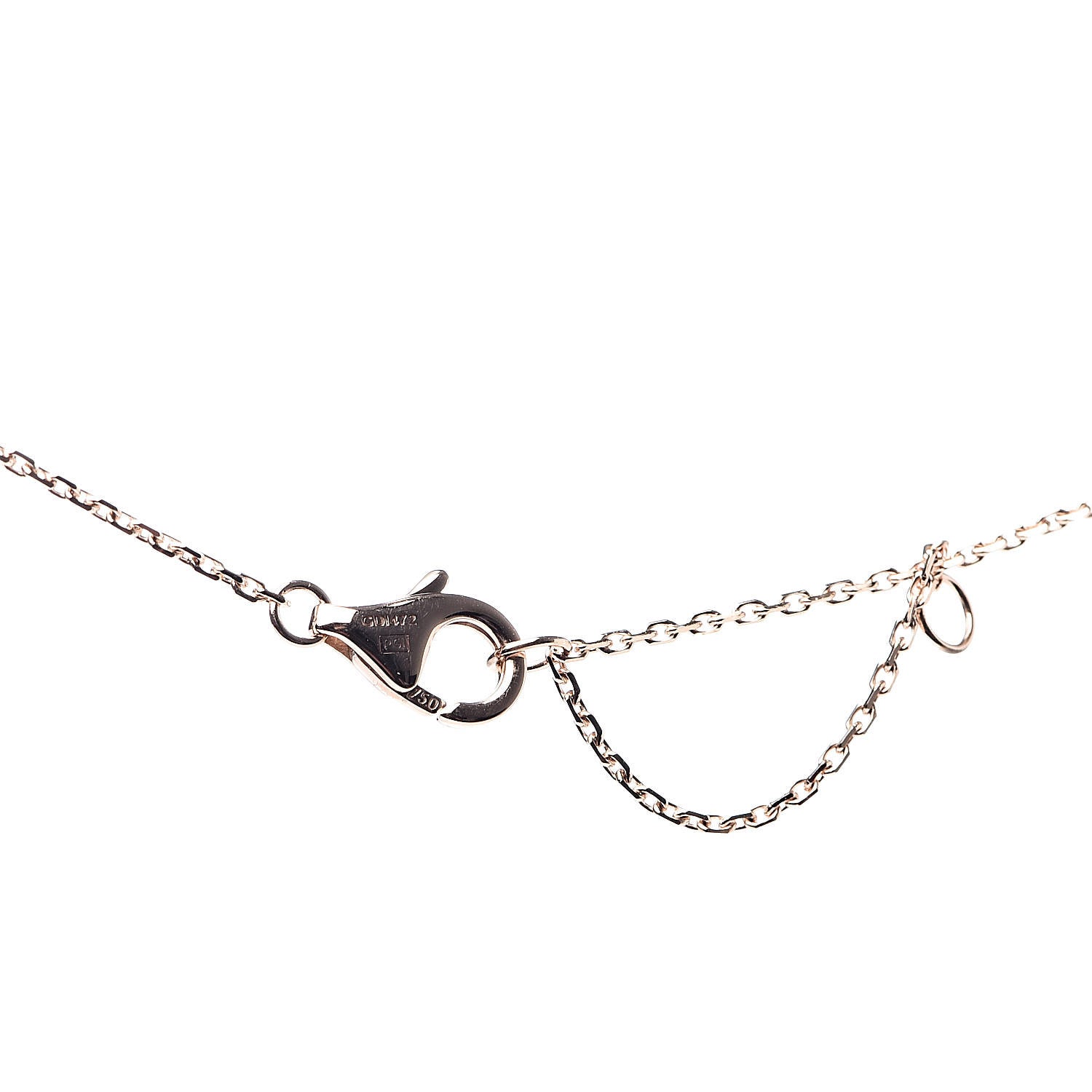 Cartier 18K Pink Gold Diamond Black Onyx XS Amulette de Cartier Pendant Necklace 5 of 7