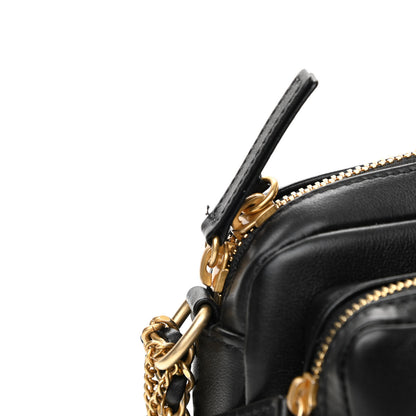 Chanel Calfskin Quilted Small Camera Case Black 11 of 11