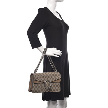 Gucci GG Supreme Monogram Small Dionysus Shoulder Bag Taupe 2 of 11
