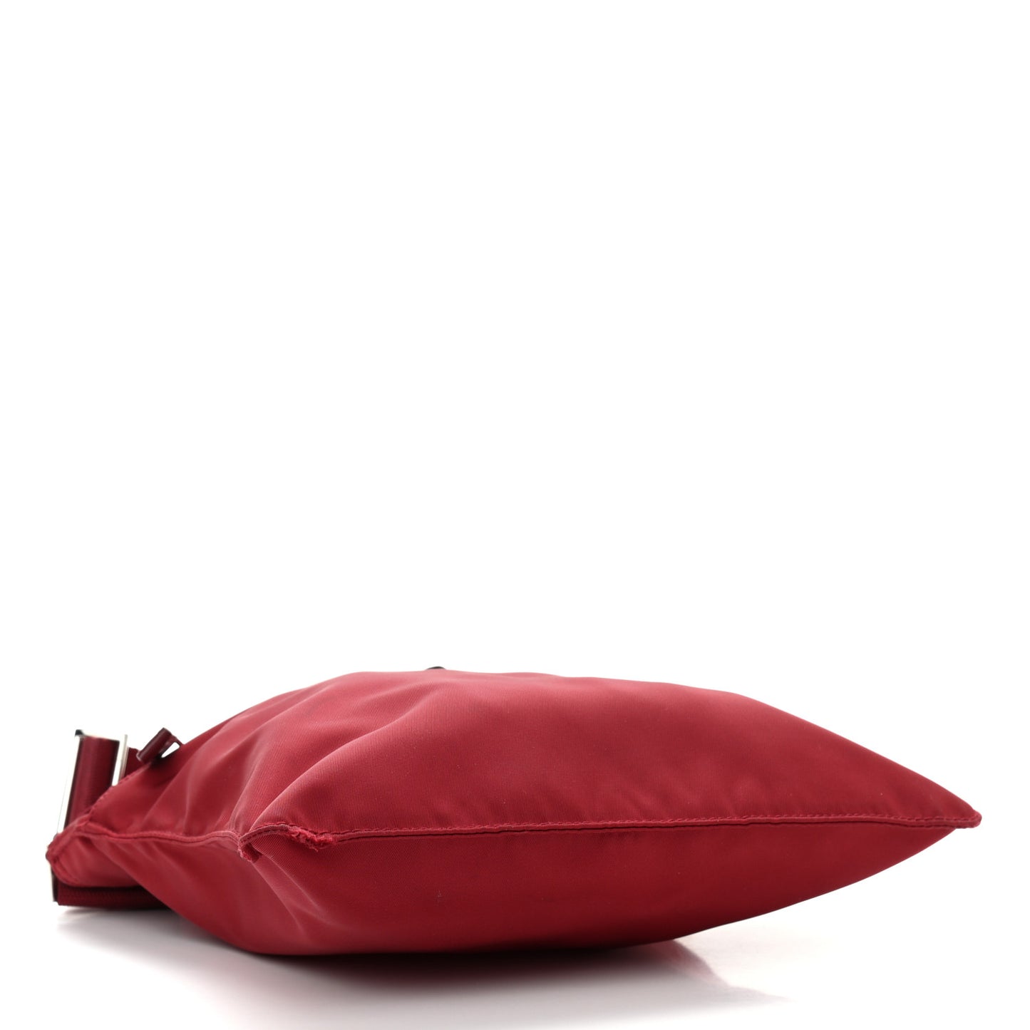 Nylon Flat Messenger Bag Cherry