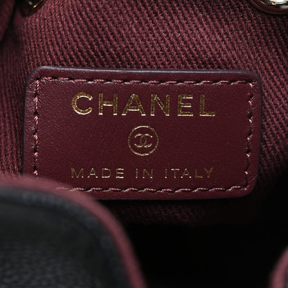 Chanel Caviar Quilted Mini CC Pocket Bucket Bag Black 7 of 11