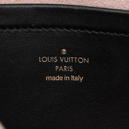 Louis Vuitton Lambskin Embossed Monogram Pochette Coussin Black 6 of 12
