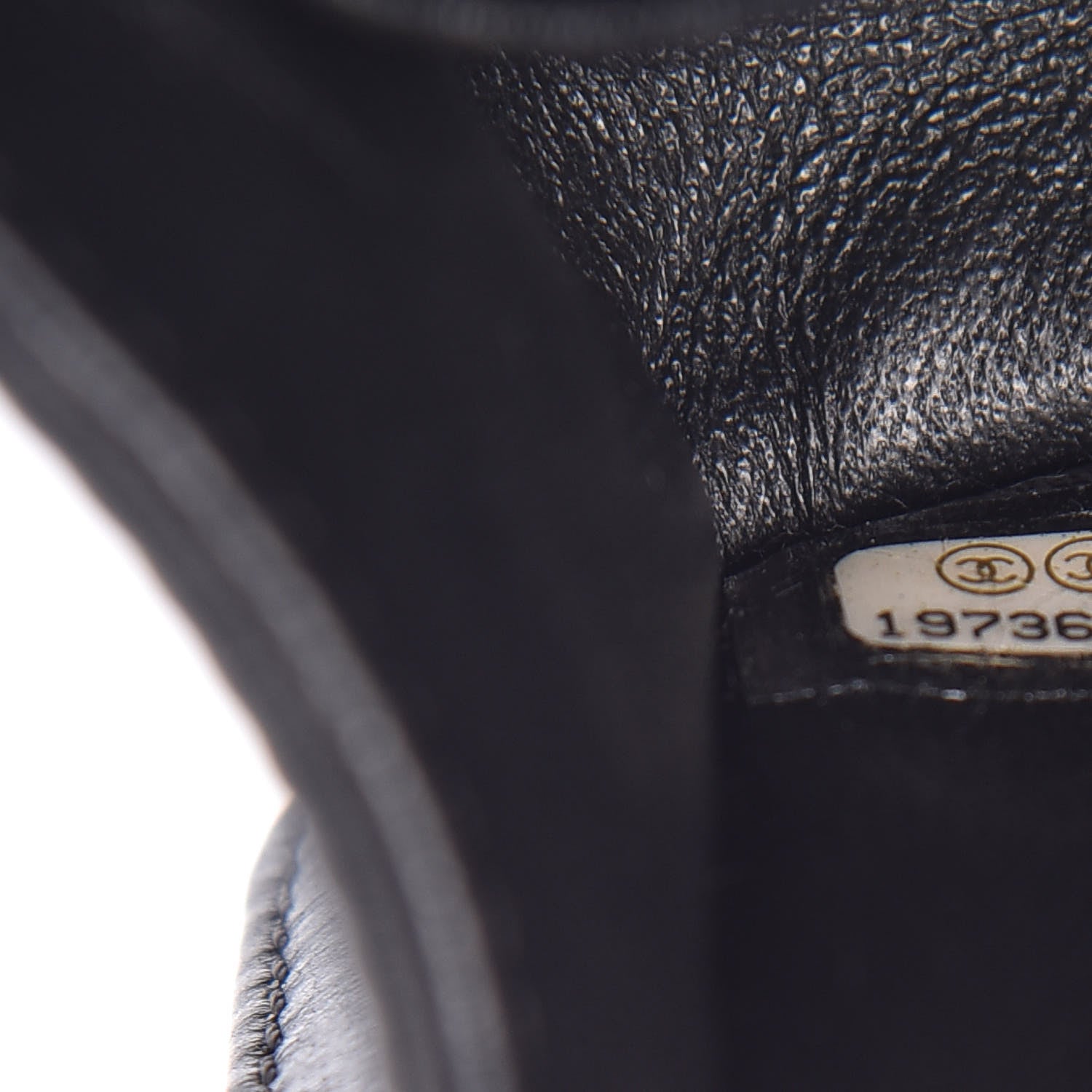 Chanel Galuchat Stingray Mini Boy Flap Black Silver 7 of 12