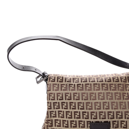 Fendi Zucchino Mama Baguette Dark Brown 10 of 10
