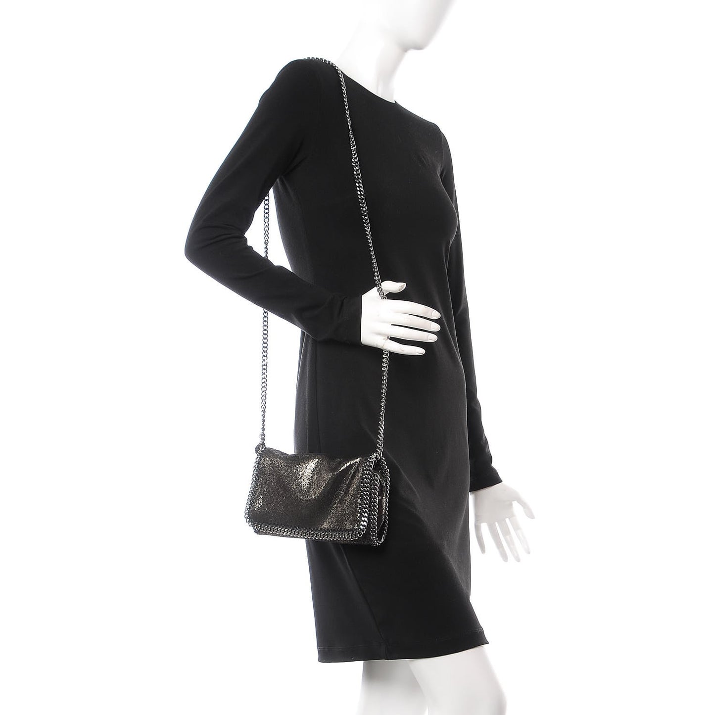 Shaggy Deer Falabella Crossbody Bag Black