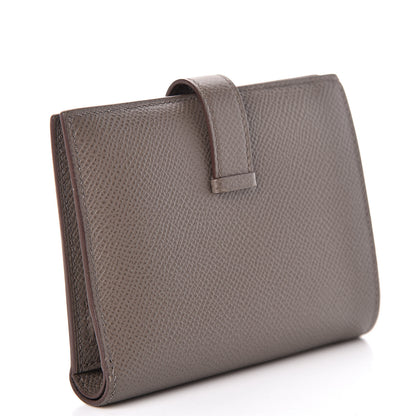 Hermes Epsom Bearn Compact Wallet Etain 3 of 8