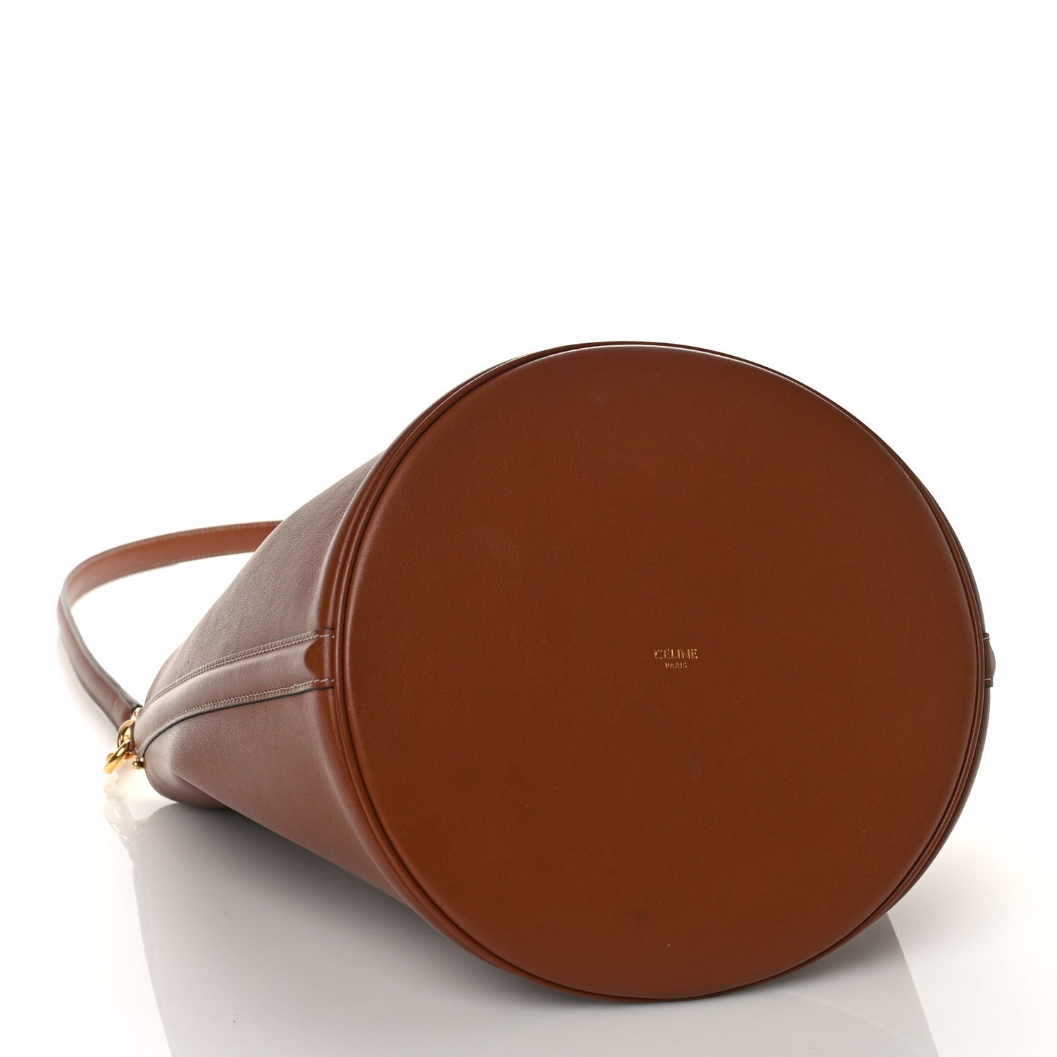 Celine Smooth Calfskin Bucket 16 Bag Tan 5 of 9