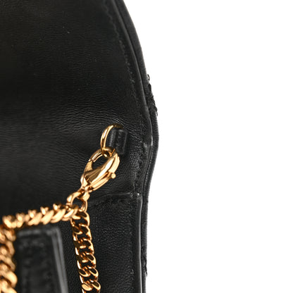 Versace Nappa Quilted Virtus Clutch Bag Black 10 of 12