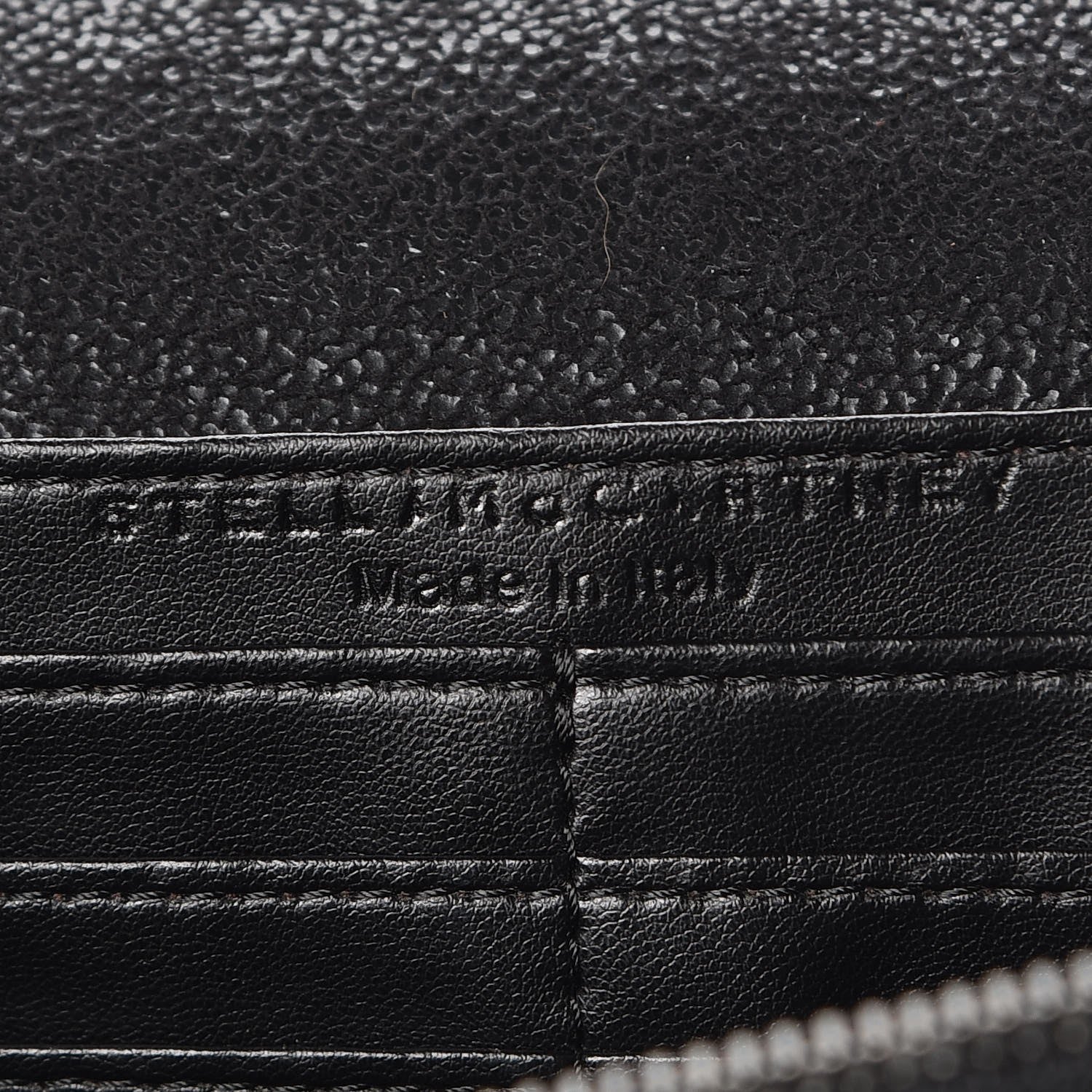 Stella McCartney Shaggy Deer Falabella Crossbody Clutch Black 7 of 7