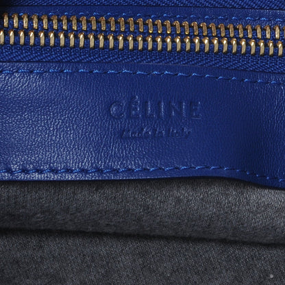 Celine Leather Trio Crossbody Bag Royal Blue 6 of 8