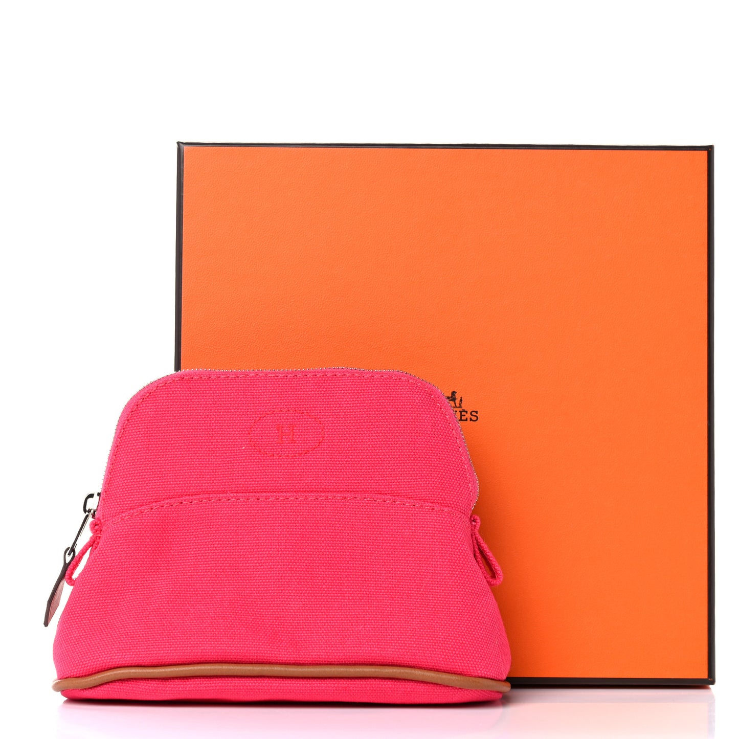 Cotton Canvas Mini Bolide Travel Cosmetic Pouch