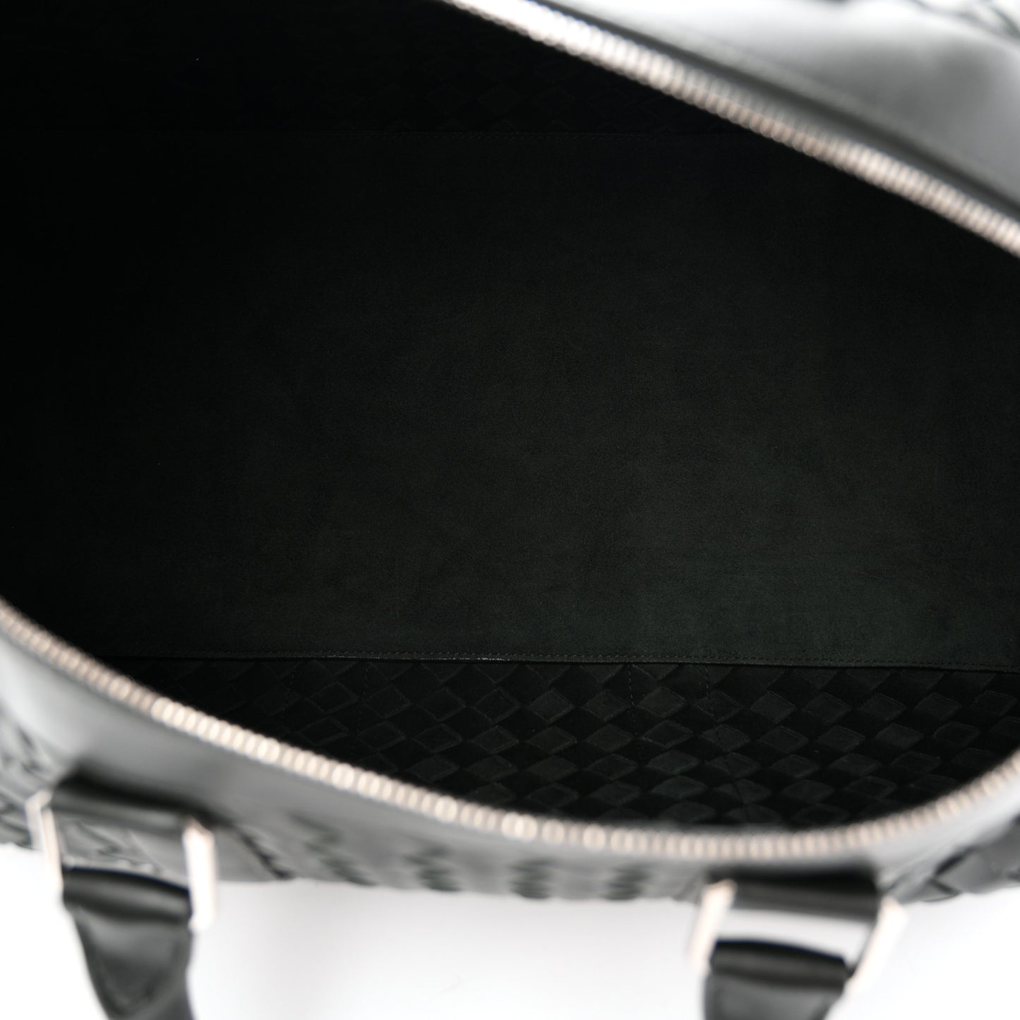 Nappa Intrecciato Duffle Bag Dark Green