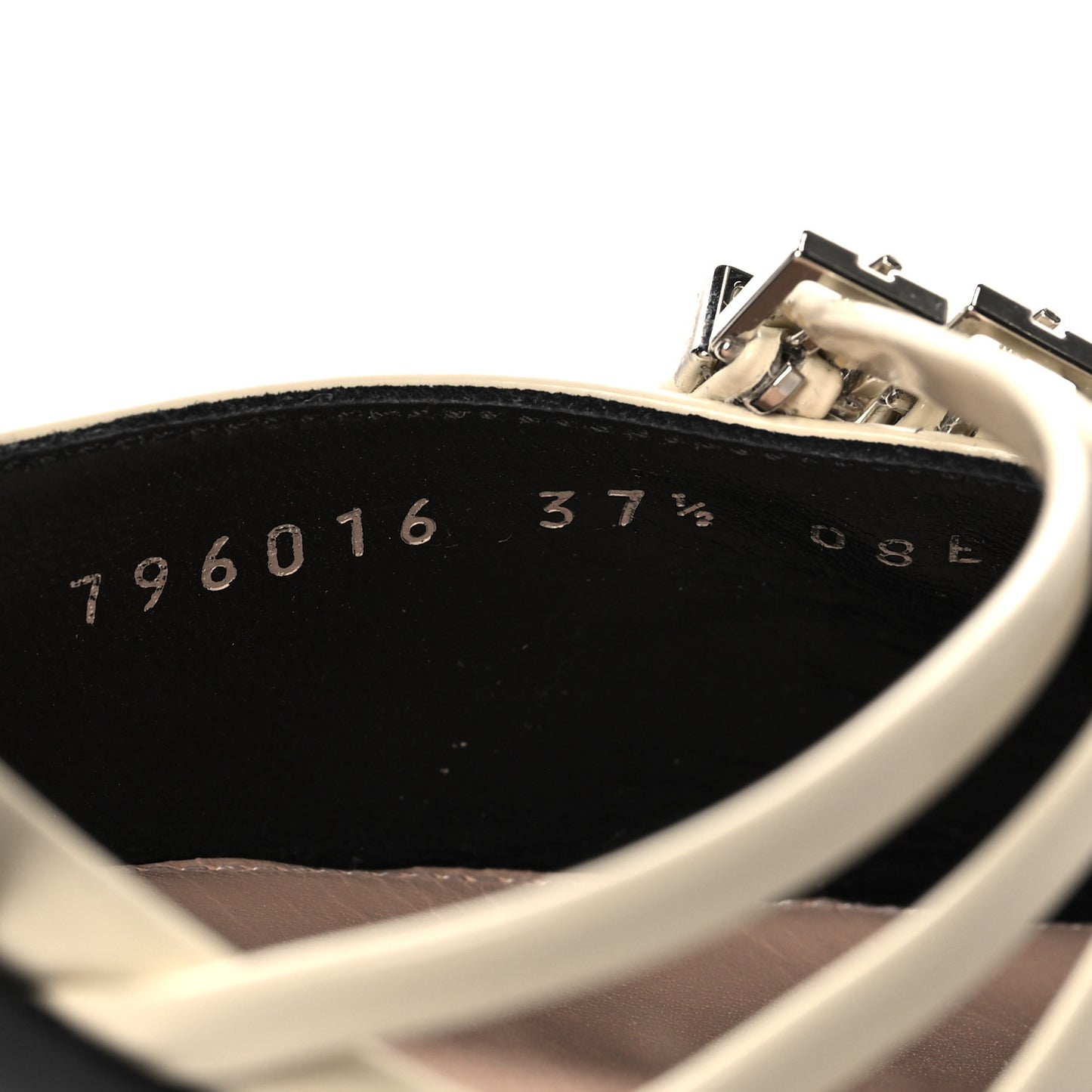 Patent Regents Slingback Pumps 37.5 New Ivoire