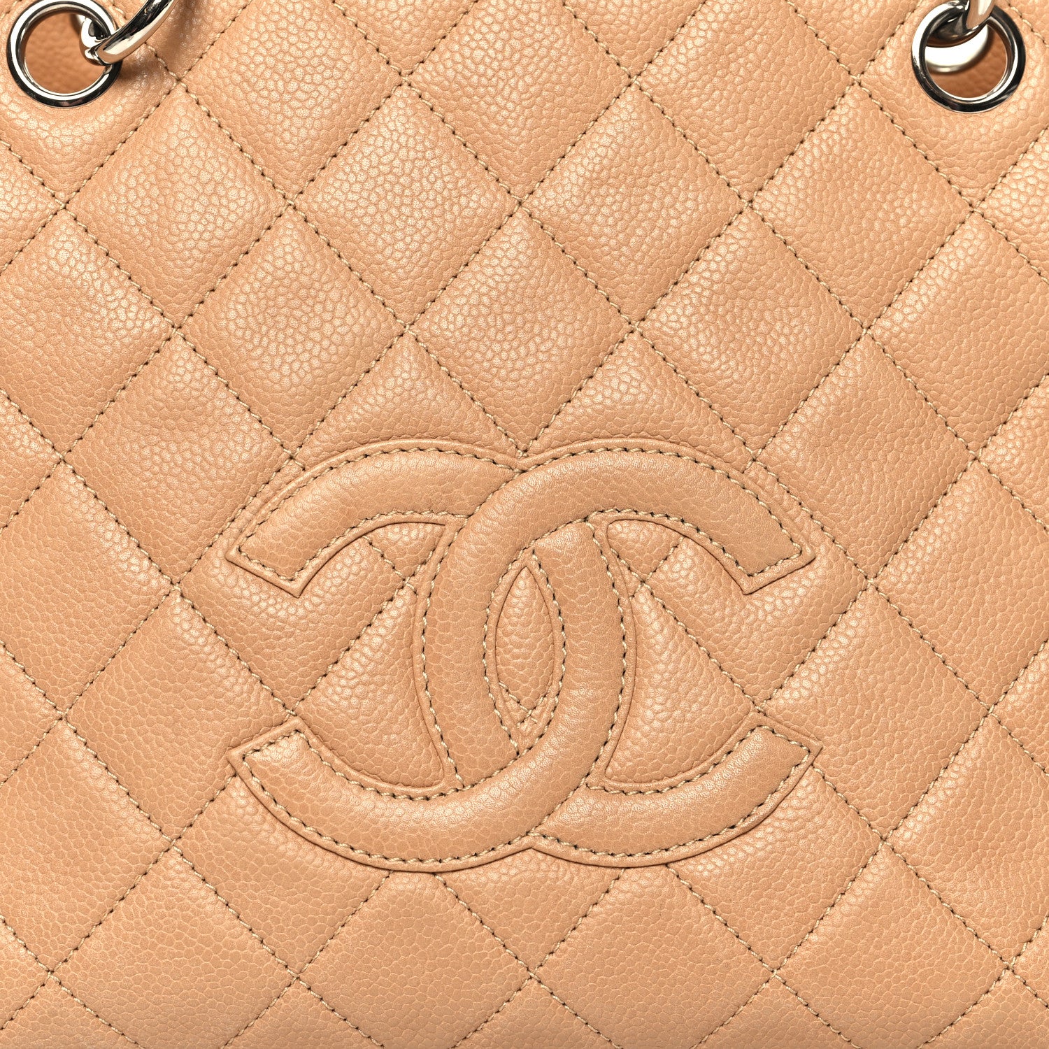 Chanel Caviar Quilted Petit Timeless Tote PTT Beige 8 of 12