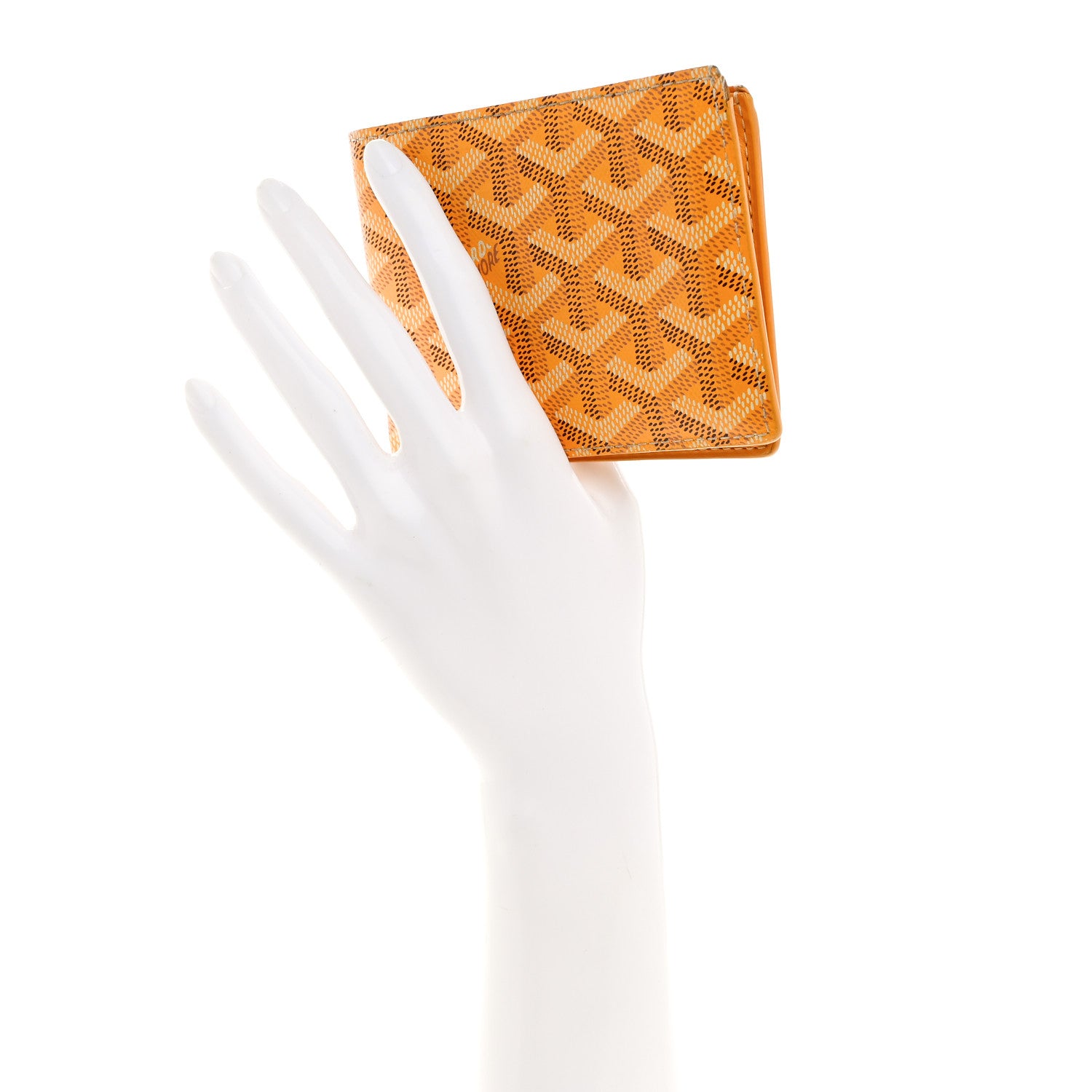 Goyard Goyardine Victoire Bi-Fold Wallet Yellow 2 of 11