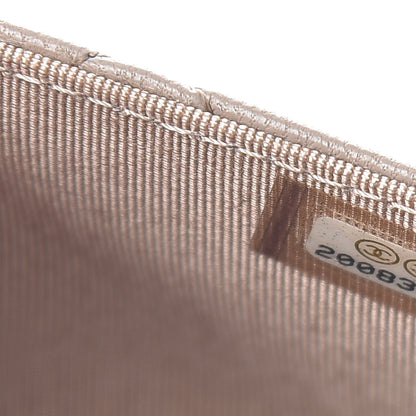 Chanel Lambskin Quilted Wallet on Chain WOC Taupe 8 of 15