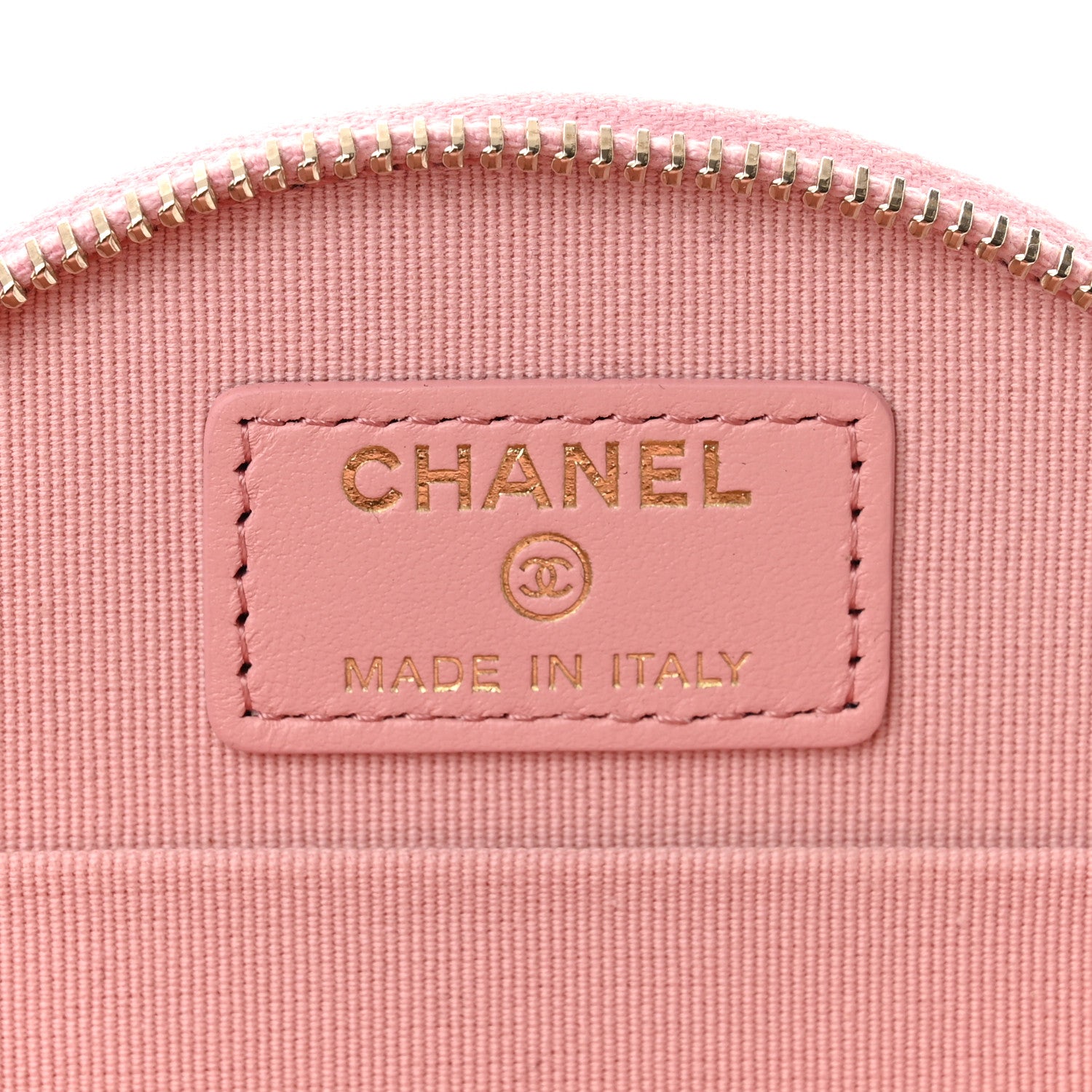 Chanel Caviar Quilted Round Handle With Care Vanity With Chain Pink 6 of 11