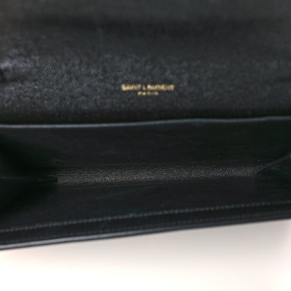 Saint Laurent Grain De Poudre Uptown Chain Wallet Black 4 of 6