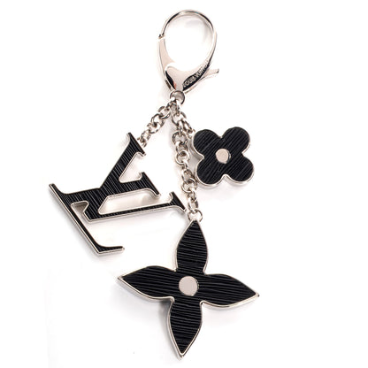Louis Vuitton Electric Epi Fleur d'Epi Bag Charm Black 1 of 3