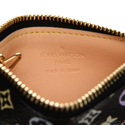 Louis Vuitton Monogram Multicolor Key Pouch Black 6 of 6