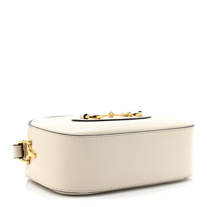 Gucci Azalea Calfskin Mini Horsebit 1955 Camera Shoulder Bag Mystic White 4 of 11