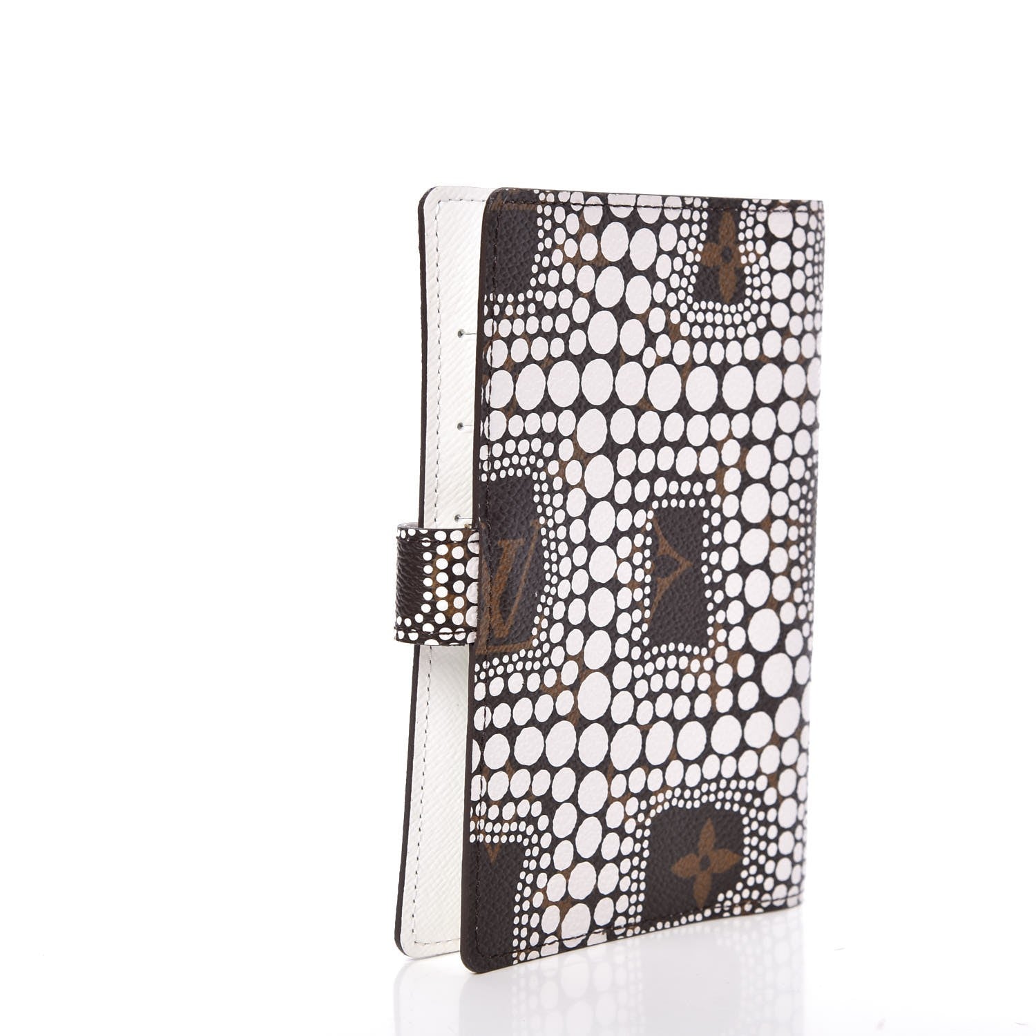 Louis Vuitton Monogram Kusama Town Small Ring Agenda White 3 of 7