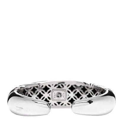 David Yurman Sterling Silver 20mm Sculpted Cable Cuff Bracelet 2 of 3