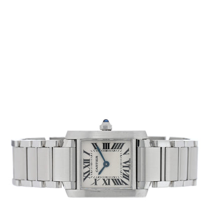 Cartier Stainless Steel 20mm Tank Francaise Quartz Watch 2 of 4